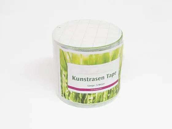 Rolle Kunstrasen-Nahtband in durchsichtiger Verpackung