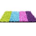 Kunstrasen Rasenteppich Meterware Kuenstlich Farbig Gruen Blau Lila Pink